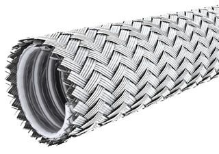 Braided metal hose